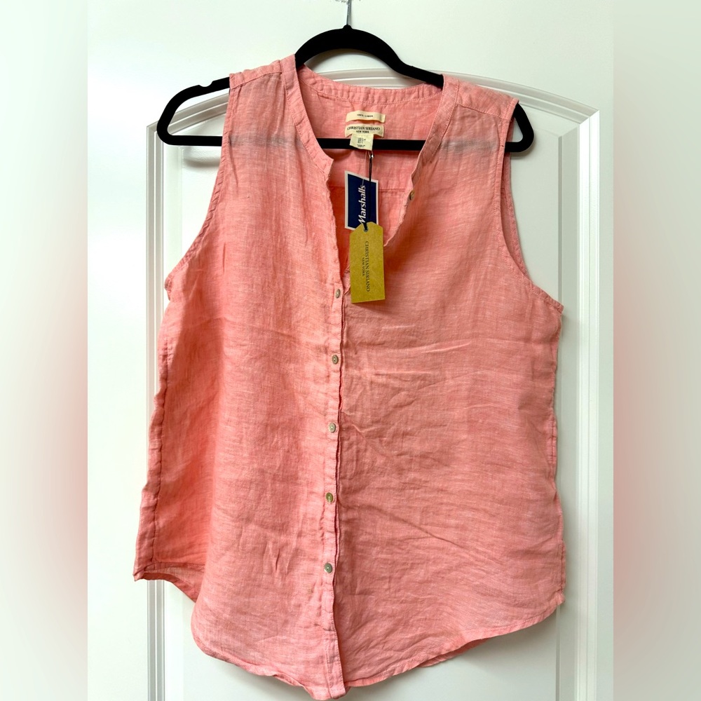 BRAND NEW Christian Siriano red tank top